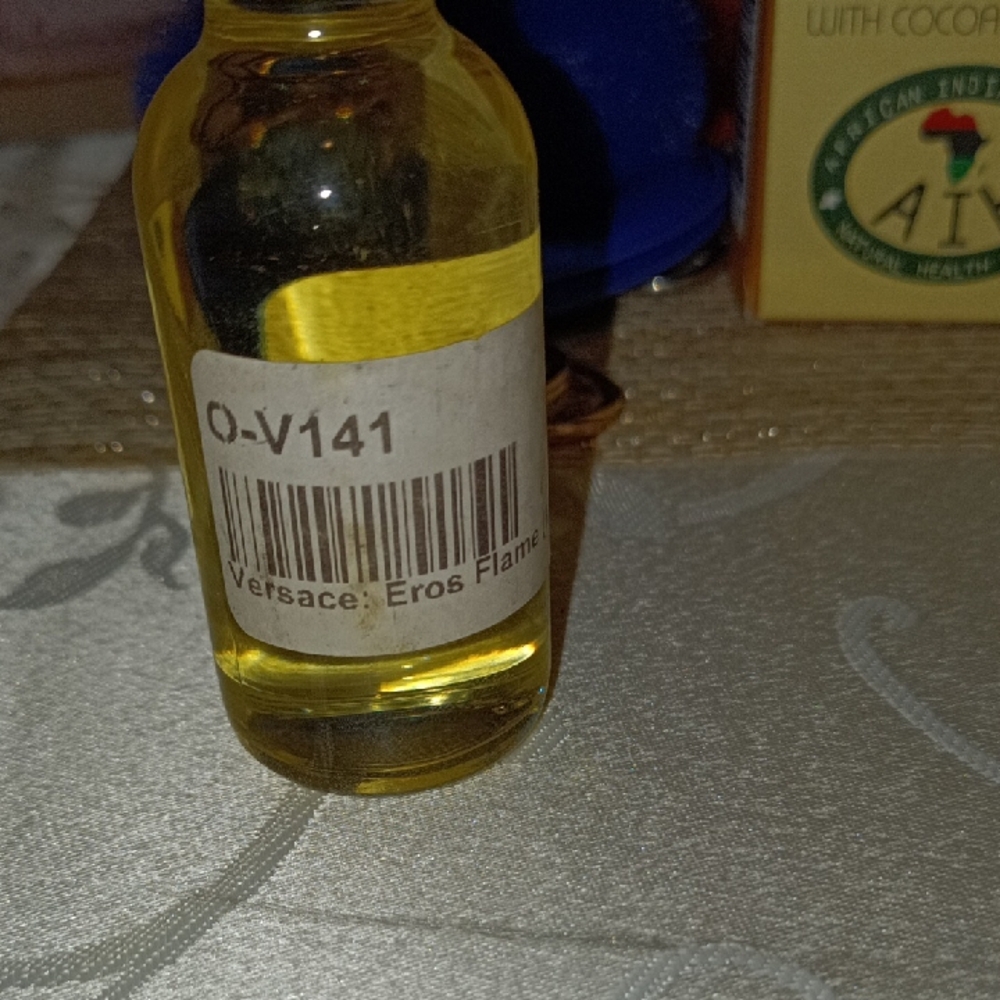 Men Versace Eros Flame Yellow Perfume Oil